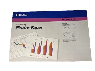 Hewlett Packard Non-Glossy Plotter Paper #17801P Size B 11x17 Open Box