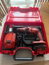Hilti TE 2-A22 22V Cordless SDS Hammer Drill Kit Battery Charger Case *Working*
