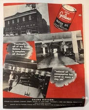 Super Galena Oil Vintage Brochure Advertisement