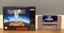 Paladin’s Quest For Super Nintendo SNES 1993 + Snap Case, Authentic Game Cart