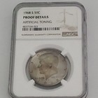 1968-S Kennedy Half Dollar 50C Proof Silver NGC Proof Details Artificial Toning — photo 2