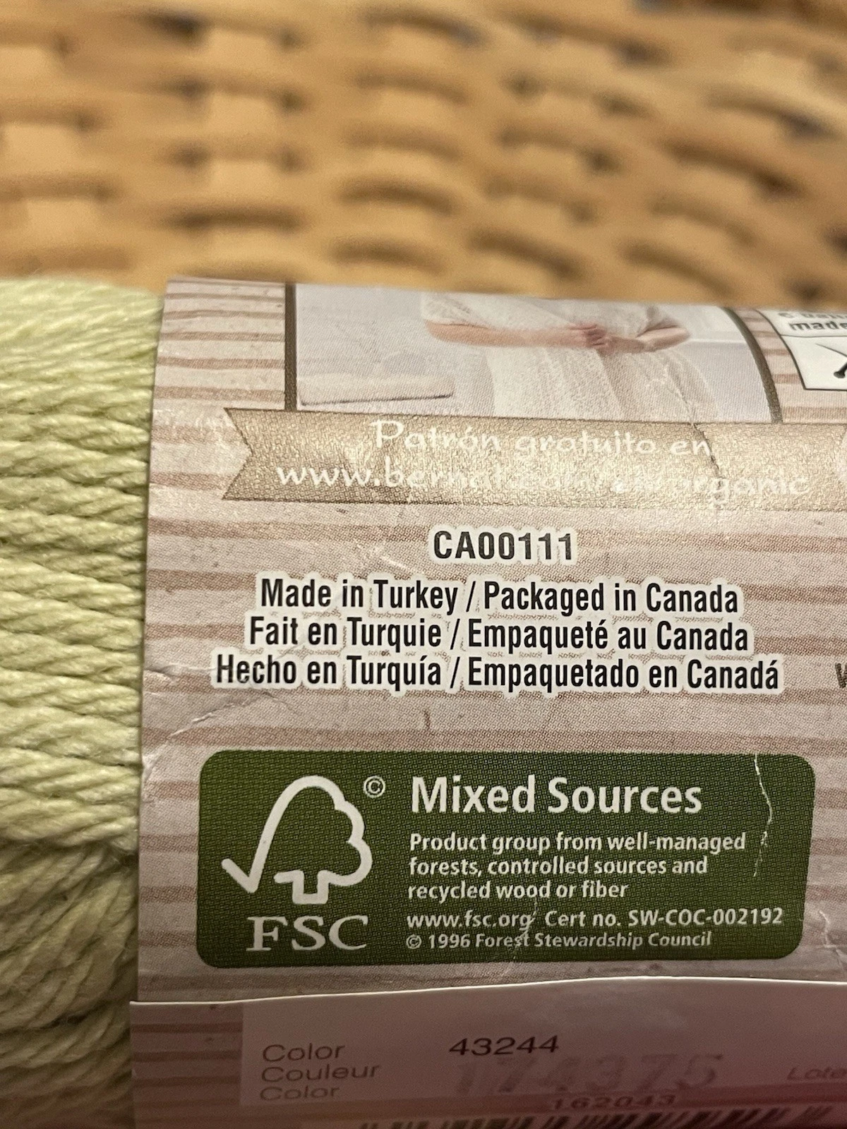 5 Skeins Cotton Yarn- Mixed Lot- Nice Colors! image 6