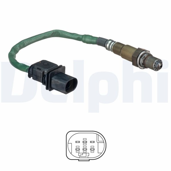 Delphi Lambdasonde Regelsonde Passend FüR Mercedes-Benz E-Klasse T-Model-image