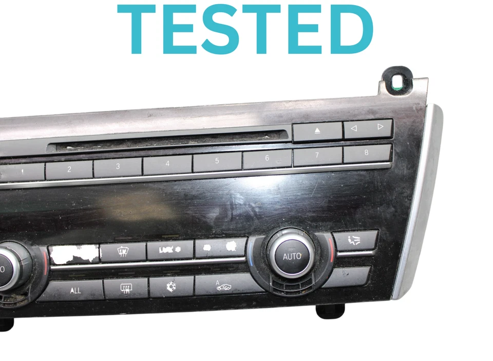 10-16 BMW F10 550i 535i 528i A/C Climate Control Radio Switch Unit 16046610 Oem - Image 3 of 4