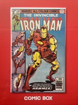 Marvel Comics The Invincible Iron Man #126 Justin Hammer 1979 Bronze Age