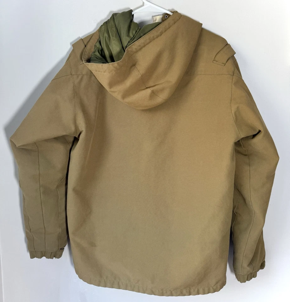 Helly Hansen Women’s Winter Canvas Coat Jacket Full Zip Tiger Print Size Small - Изображение 2 из 4