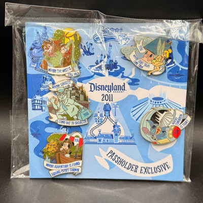 2011 Disneyland Resort Annual Passholder Exclusive Where... Pin Set