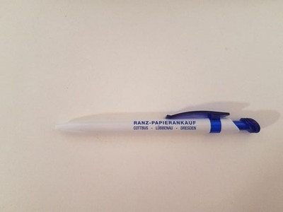 EDLER KUGELSCHREIBER RANZ PAPIERANKAUF - COTTBUS LÜBBENAU DRESDEN KULI