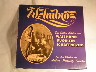 WOLFGANG AMBROS  -  DIE BESTEB LIEDER AUS !! ( LP ) * 1.D-Pressung * NEAR MINT *