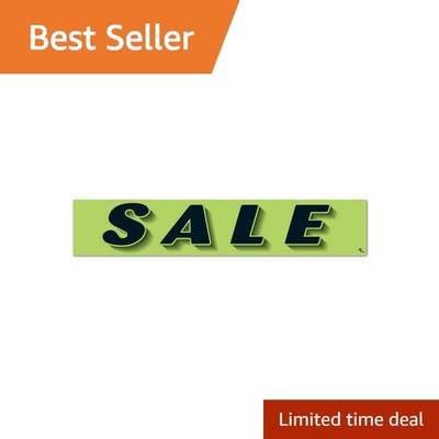 Donkey Auto Products Windshield Stickers Fluorescent Green Black 12 Pack