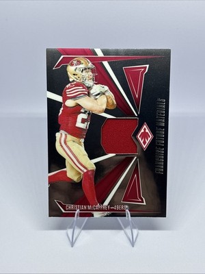 2024 Panini Phoenix Franchise Future Material Christian McCaffrey #FFM-CMY /299