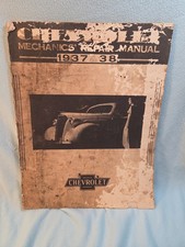 Chevrolet Mechanics Repair Manual. 1937 38. Chevrolet Mechanics Repair Manual. 1937 38.