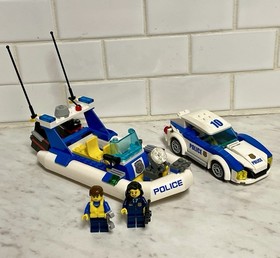 LEGO City Police Patrol: Partial Sets from 60045 & 60141 w/ Two Minifigures