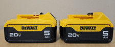 2 New Genuine DeWalt 20V Max Li-Ion 5 AH Batteries DCB205 - Date Stamp 2025