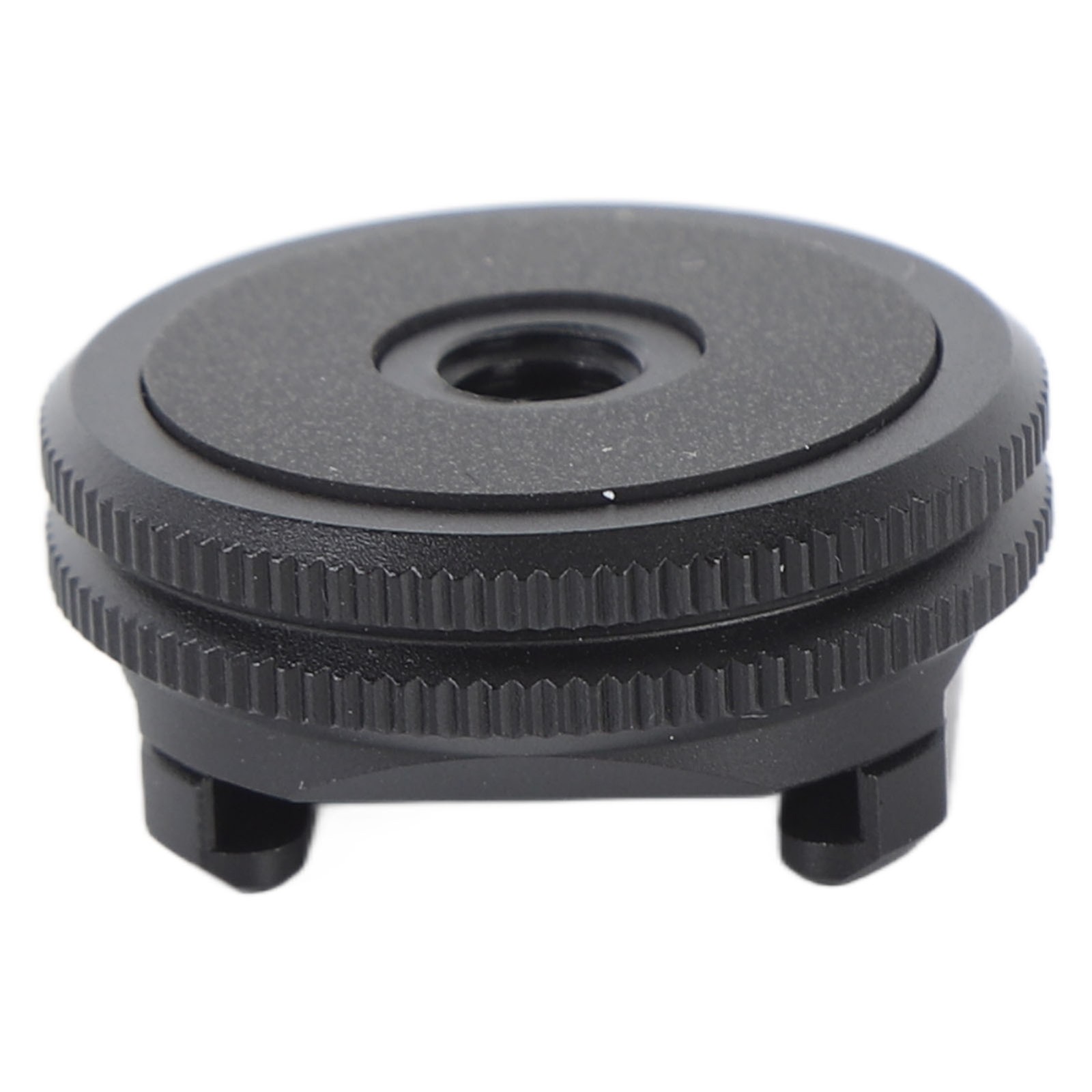 Cold Shoe Mount Adapter 1/4in Aluminium Alloy Flash Speedlight Shoe Mounts For