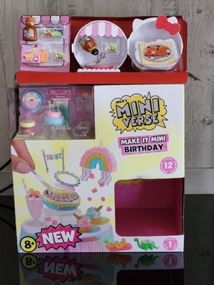 Miniverse Make It Mini BIRTHDAY + HELLO KITTY FOOD - OHNE Flüssigkeit Display
