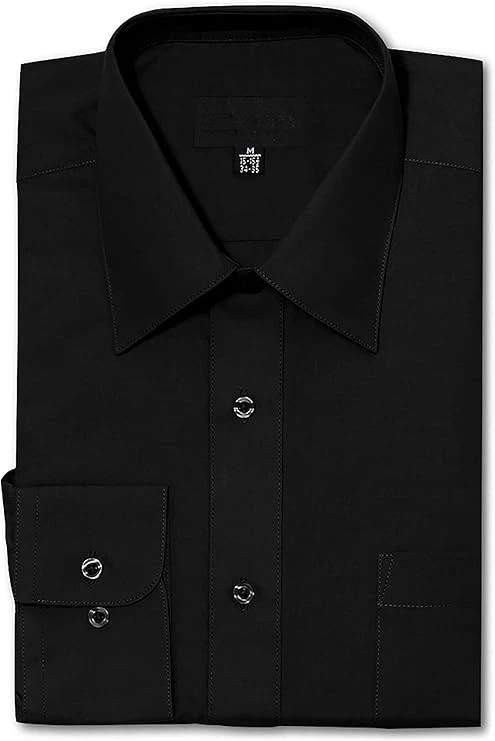 Black Dress Shirts for Men for Sale - eBay
