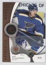 2005-06 SP Game Used Edition Authentic Rookies 4/5 Jay McClement #146 Auto 0c3