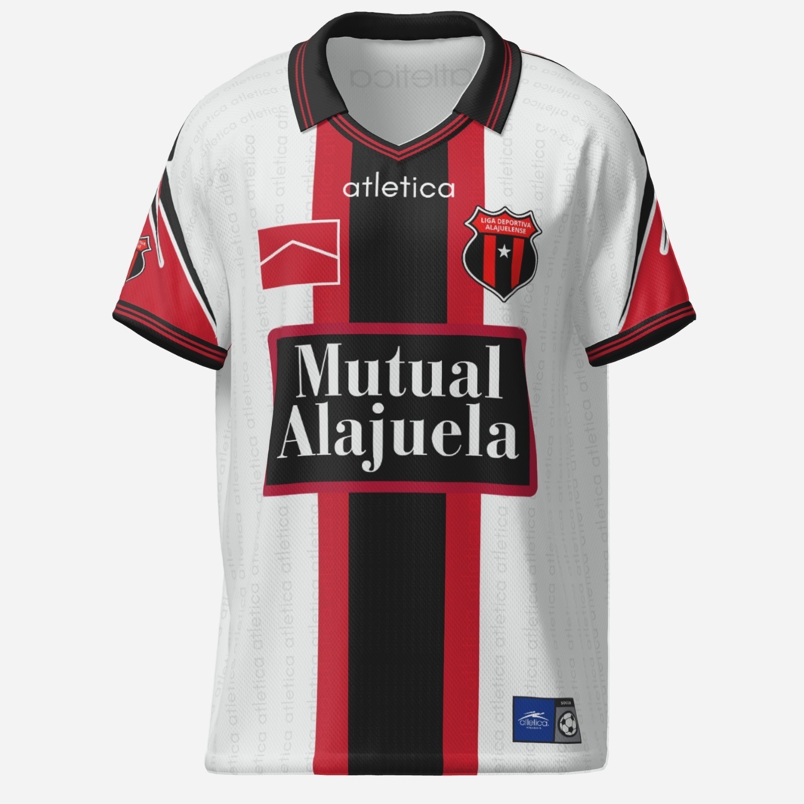 Liga Deportiva Alajuelense - Camiseta Fútbol Camiseta Retro, 1999 Fuera