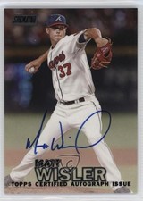 2016 Topps Stadium Club Auto Black 42/50 Matt Wisler #SCA-MW Auto h6c