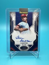 2025 Topps Tier One - Steve Carlton - Prime Performers Auto Blue /49