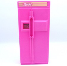 Mattel Barbie Kitchen Playset 8754 Fridge Pink White Vintage 1990