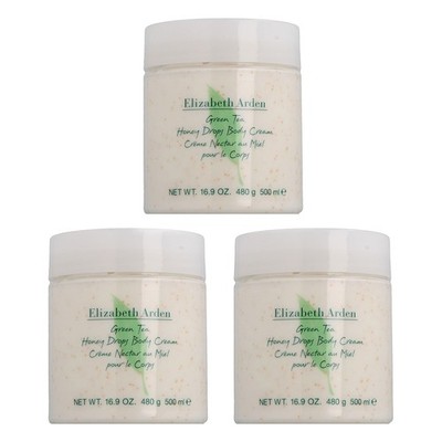 3x Elizabeth Arden Green Tea body cream 500ml