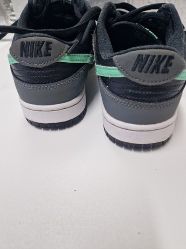 Nike Dunk Low ‘black Green Glow’ Size UK 6.5 - Picture 4 of 13