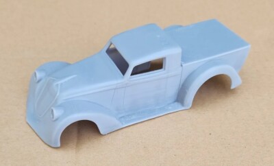 ABS-LIKE RESIN 3D PRINTED 1/25 1933 WILLYS PICKUP PRO MOD DRAG BODY