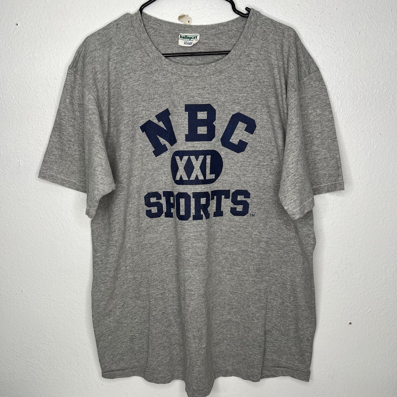 ALTRA Camicia vintage NBC Sports XXL giocatore uomo XL USA punto singolo manica corta