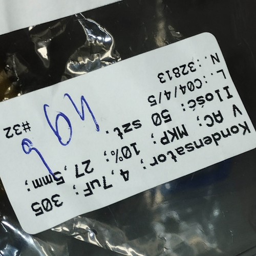 4,7 μF KONDENSATOR MKP-X2 4,7 uF 305v-X2 PILKOR Set 1 Stück PH22d - Bild 6 von 6