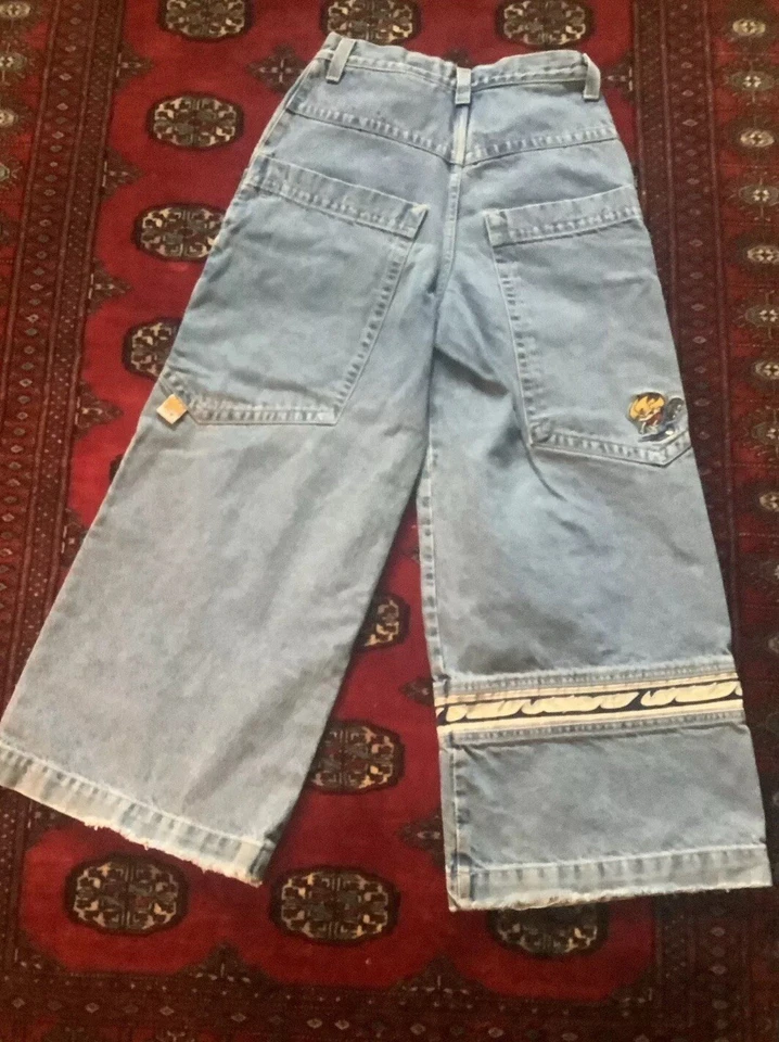 Jeans Jnco / Vaqueros holgados vintage auténticos años 90, talla 26, hechos en EE. UU. Foto 2 de 4