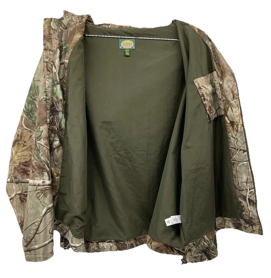Cabelas Wind Shear Realtree Ap HD Men’s 2XL Reg Full Zip Hideaway Hood Jacket - Image 4 of 4