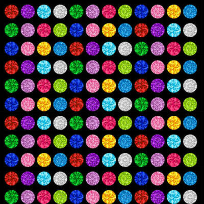 Studio E Birthstone Bling Digital Large Gemstone Multi Fabric  5797-98
