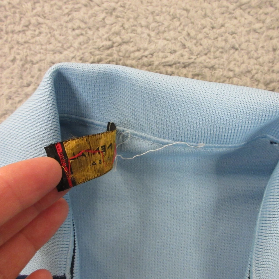 Polo Continental Vintage Para Hombres XL Estampado Gráfico Arte Retro Hecho en EE. UU. Foto 4 de 4