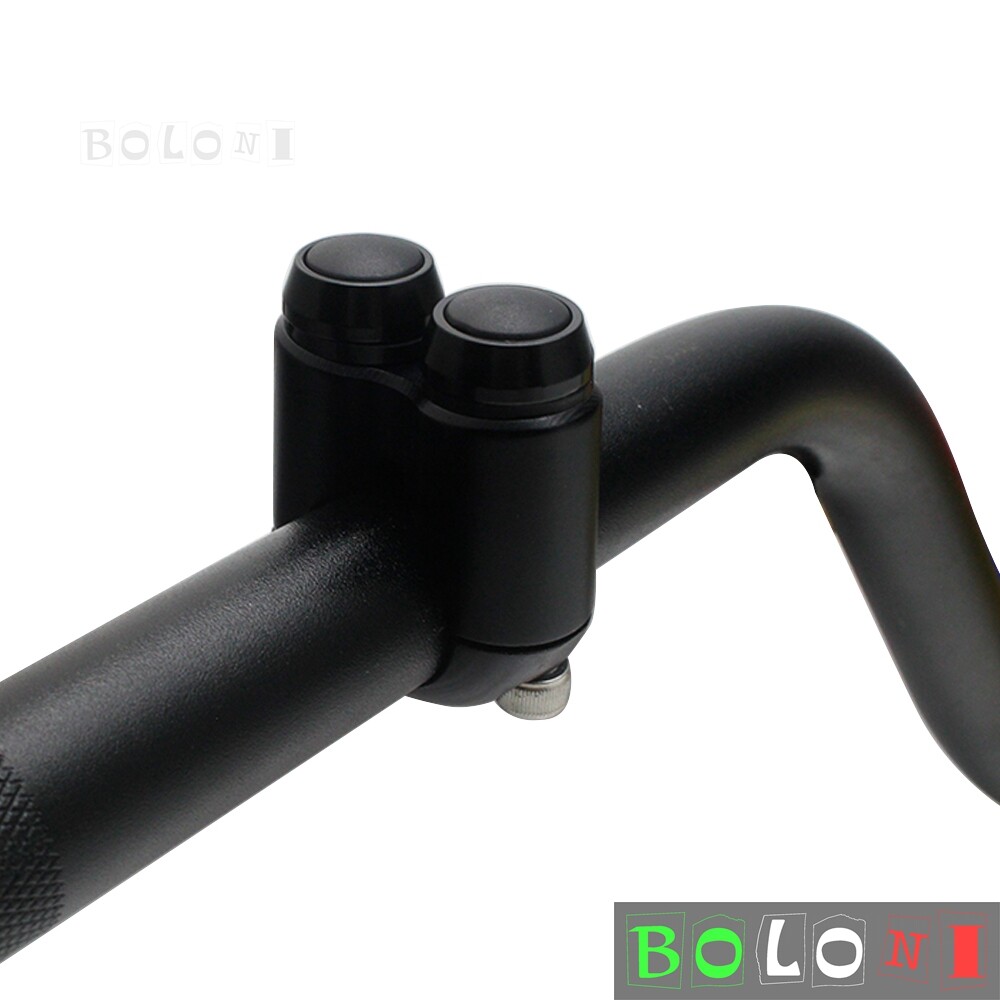 Romanomotorcycle 2 Button Hand Control Momentary Switch – Fit 22mm 7/8” Handlebar, Black
