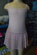 Pale Pink Plume Camisole Skirted Leotard  - ballet lyrical - PL204c - Age 6-8