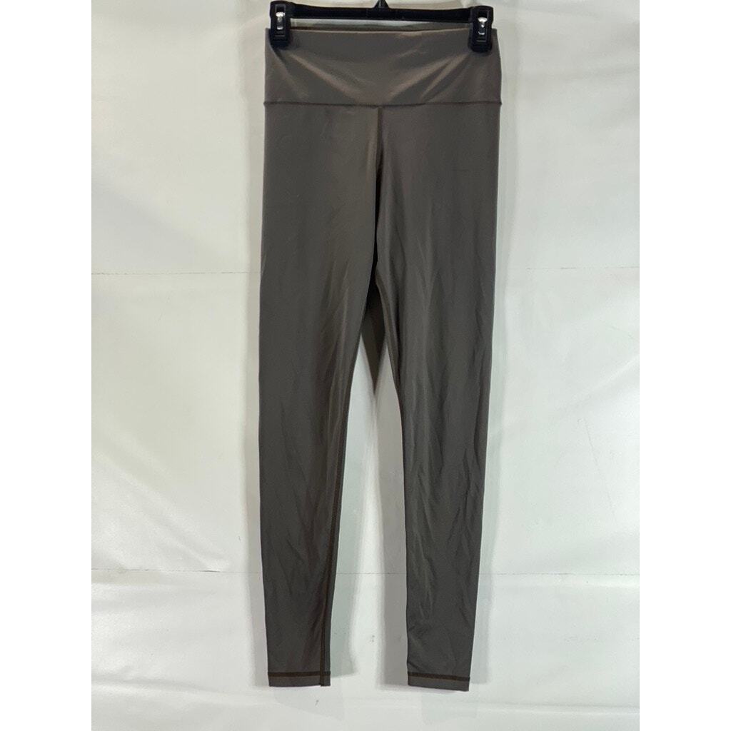 MUJI Women's Medium Grey High-Rise Quick-Drying Lightweight Stretch  Leggings SZM