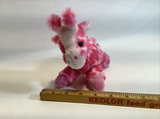 Aurora World Plush Giraffe Hot Pink Safari Wildlife Stuffed Animal Toy VGUC