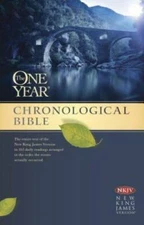 The One Year Chronological Bible NKJV - Paperback By Tyndale - GOOD