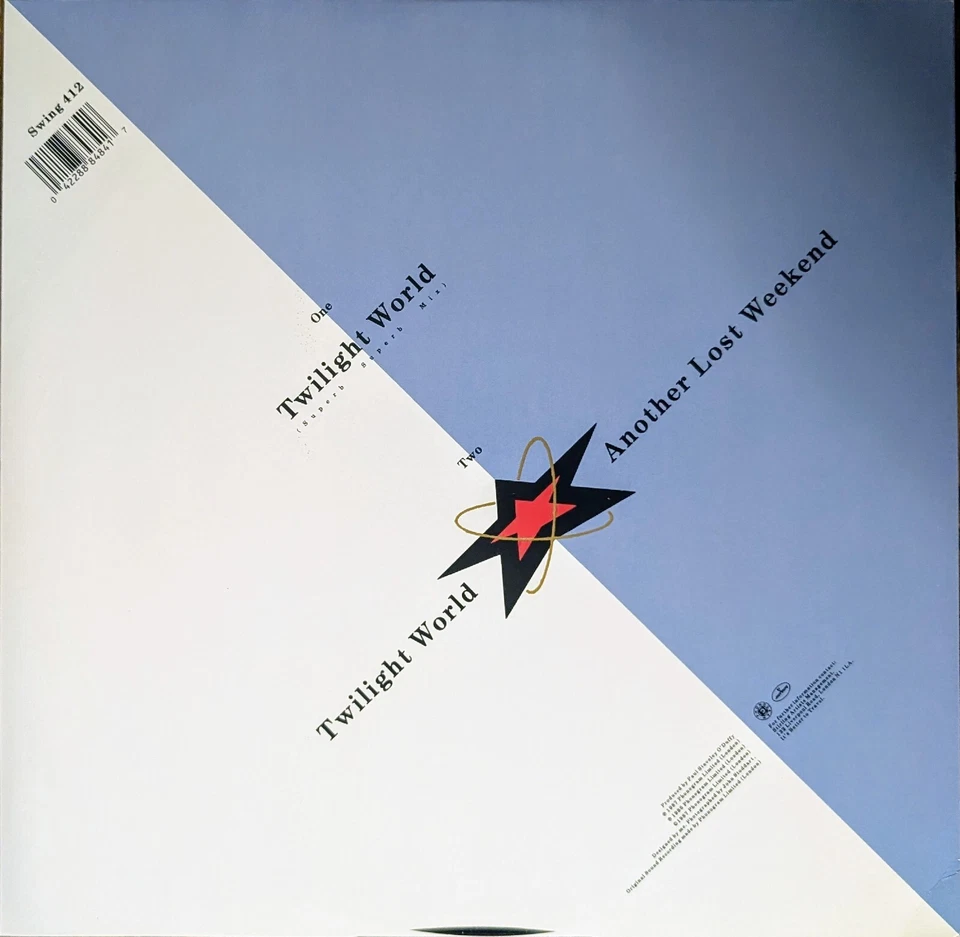 Swing Out Sister Twilight World Vinyl Record VG+/VG+ SWING412 1987 Foto 2 de 2