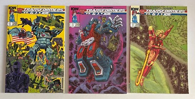 TRANSFORMERS vs G.I. JOE: Volume 1 2 3 TPB: Complete Series Lot (IDW) TOM SCIOLI