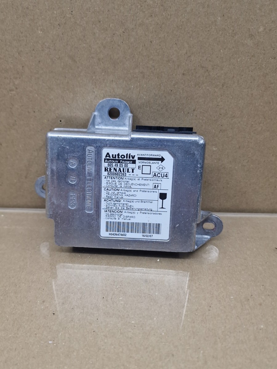 RENAULT MEGANE 2007 CC CONVERTIBLE SRS ECU MODULE 605490500  