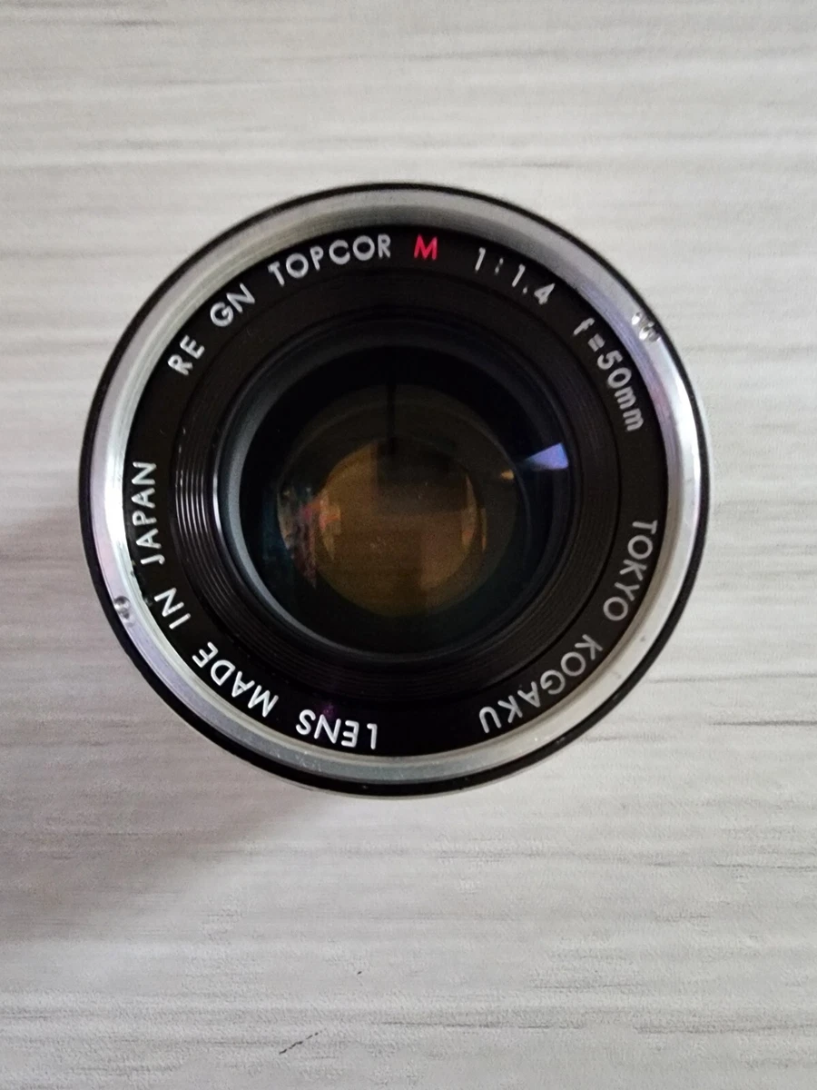 ★美品★ TOPCON RE GN TOPCOR 50mm F1.8 ★完動品！ Topcon Topcor 50mm f1.8 RE GN Standard Prime Lens for Super DM