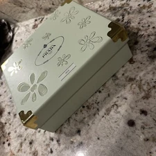 Les Infusions De Prada Iris EMPTY PERFUME GIFT Set BOX Used Green