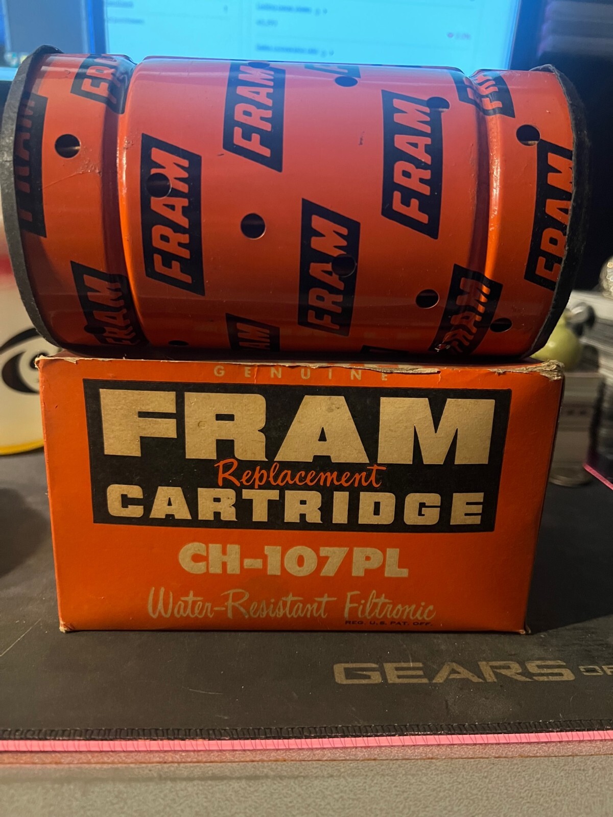 FRAM OIL Cartridge FILTER CH-107PL New NOS | eBay