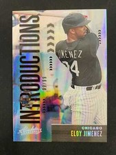 ELOY JIMENEZ 2020 ABSOLUTE BASEBALL INTRODUCTIONS /99 - CHICAGO WHITE SOX -*5014