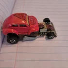 Hot Wheels 1993 Volkswagen Bug Dragster 1/64  malaysia base hybrid hot rod