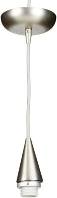 WAC Lighting Line Volt Pendant Socket Set W/Monopoint, Brushed - PLD-MO96-BN