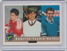 1992 Classic Draft Picks Rookie #60 Roman Hamrlik Alexei Yashin Mike Rathje